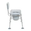 Combination Padded Transfer Bench_Commode-side view