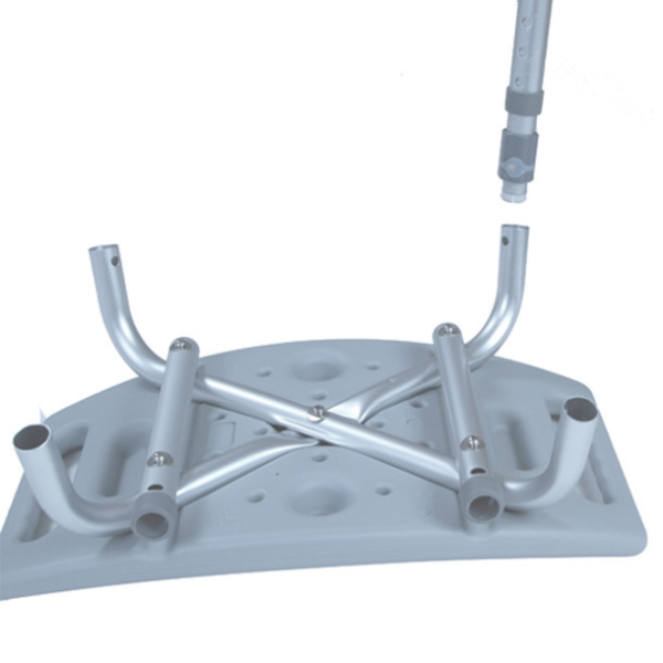 Deluxe Aluminum Shower Chair bottom