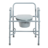 Deluxe Steel Drop Arm Commode-close