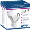 Premium Plastic, Raised, Elongated Toilet Seat with Lock-detail